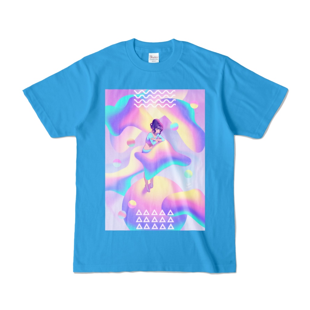 カラーTシャツ「眠れぬ夜に」(ネオンシリーズ)