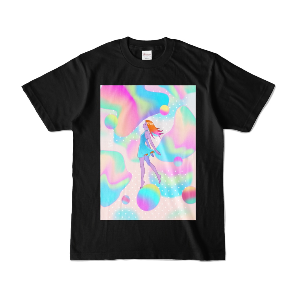 カラーTシャツ「雨あがり」(ネオンシリーズ)