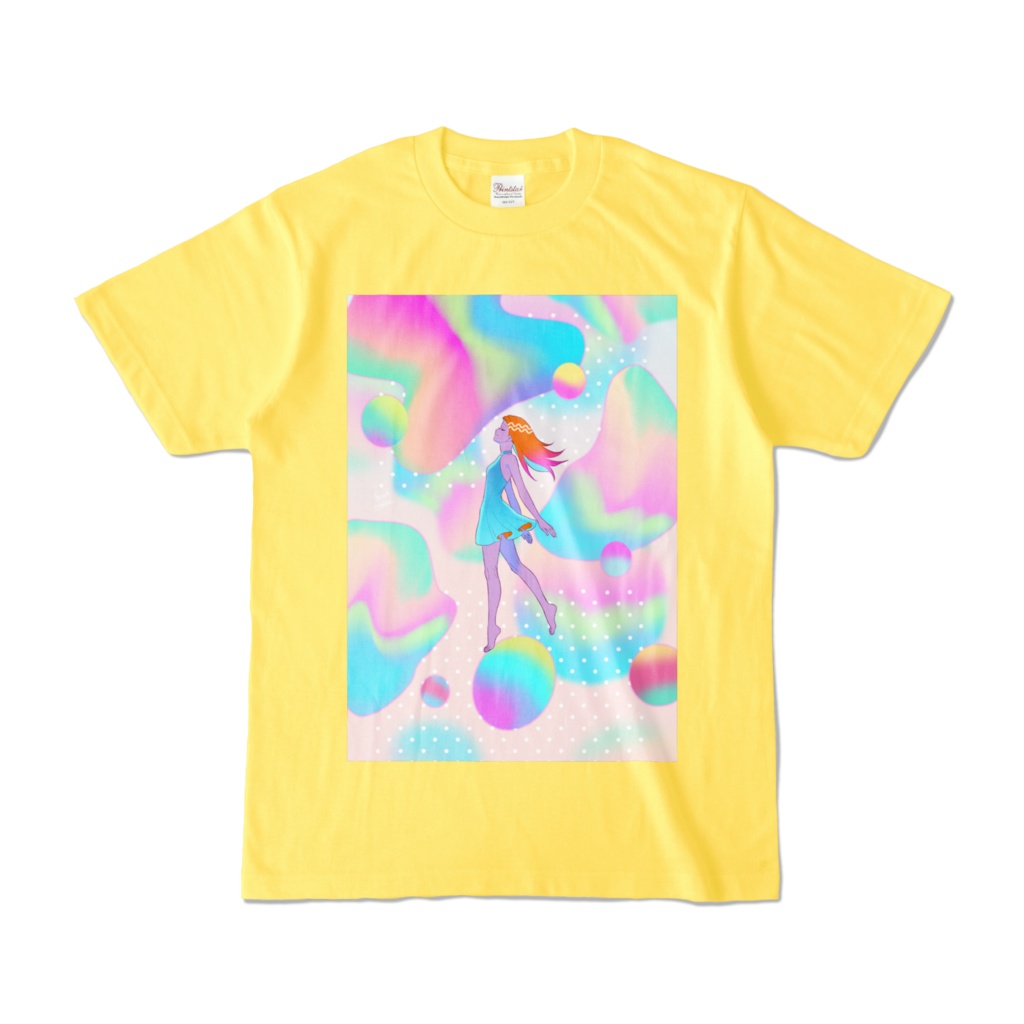 カラーTシャツ「雨あがり」(ネオンシリーズ)