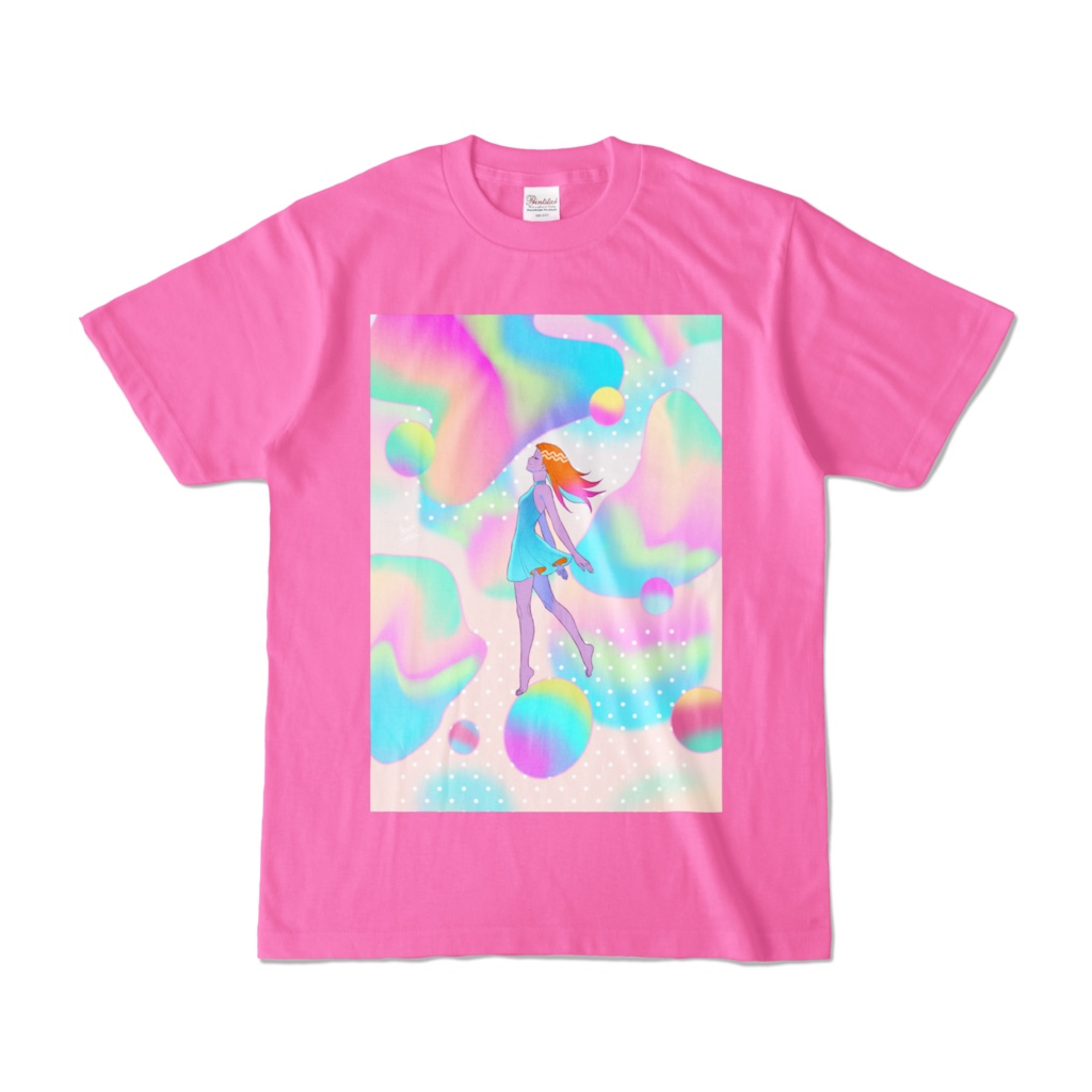 カラーTシャツ「雨あがり」(ネオンシリーズ)