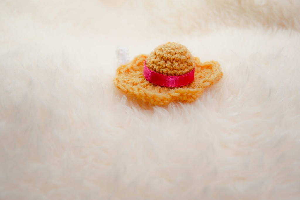 おもちの麦わら帽子(お竜さんモチーフ)