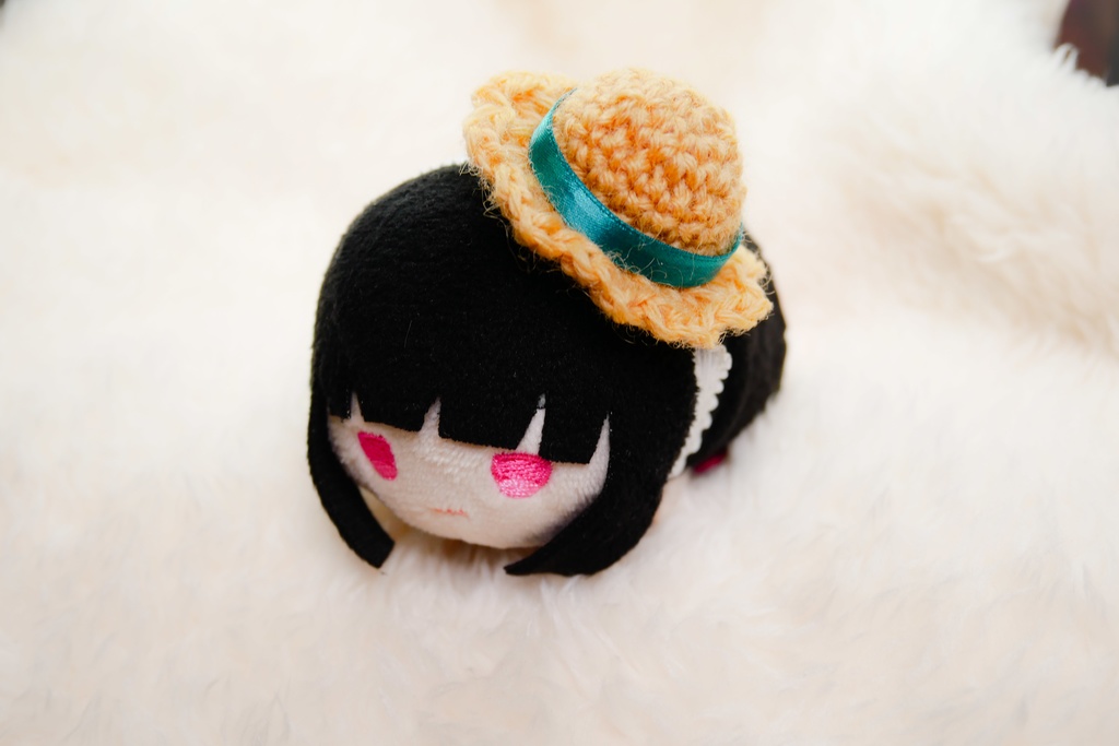 おもちの麦わら帽子(ぐだおくんモチーフ)