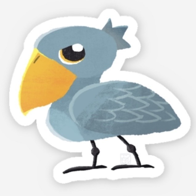 ビロコーさんスマホステッカー