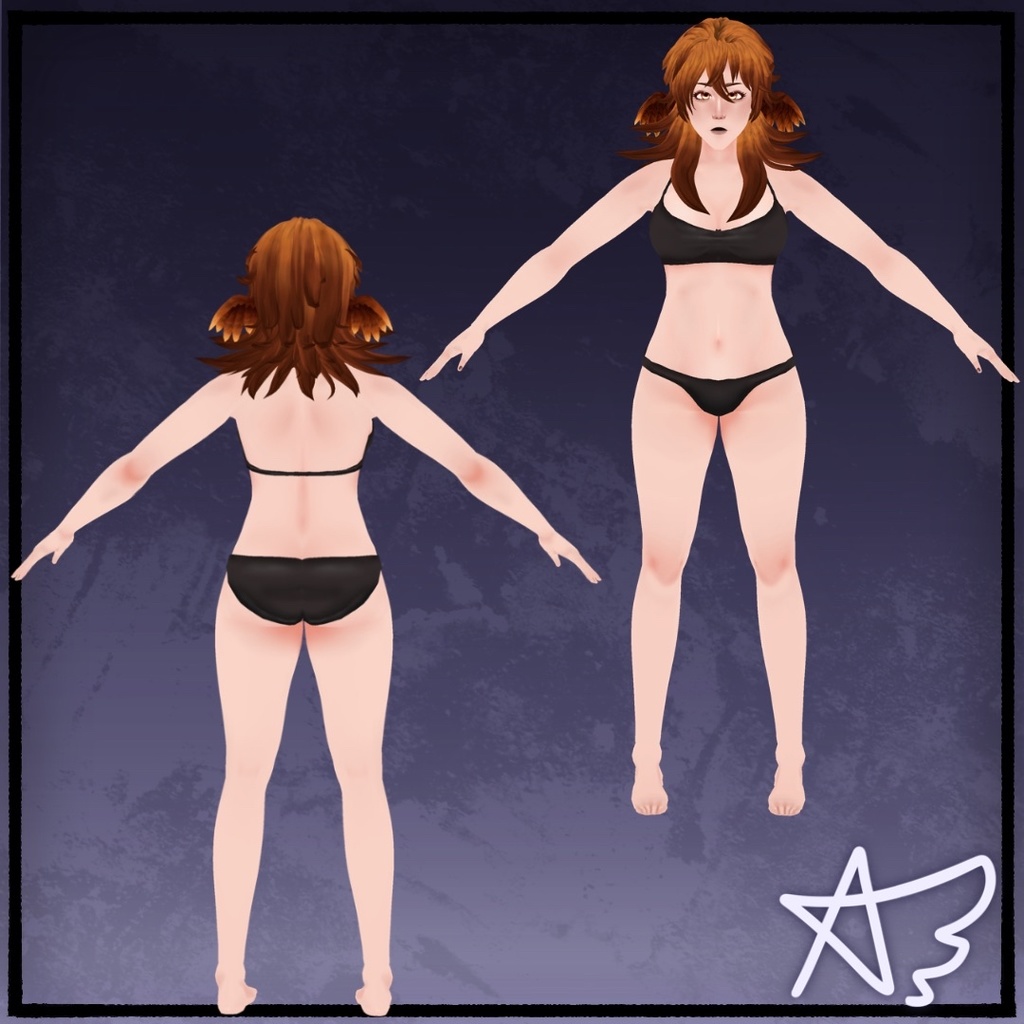 【VRoid】 'Tea' Base Model | ベースモデル