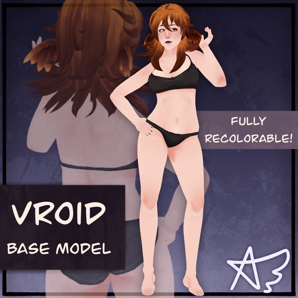 【VRoid】 'Tea' Base Model | ベースモデル