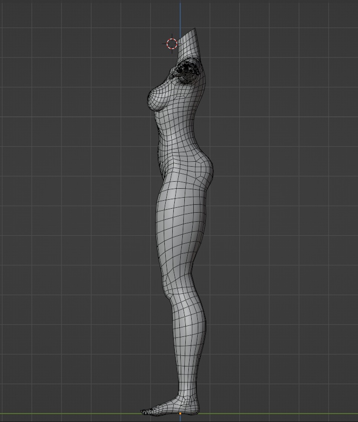 【無料】女性用素体モデル【素体単品】- free body model -