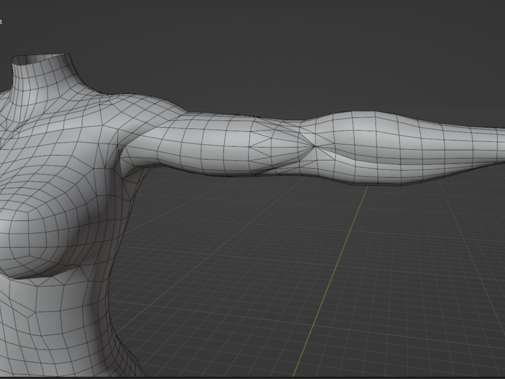 【無料】筋肉質な女性素体 - Free model -