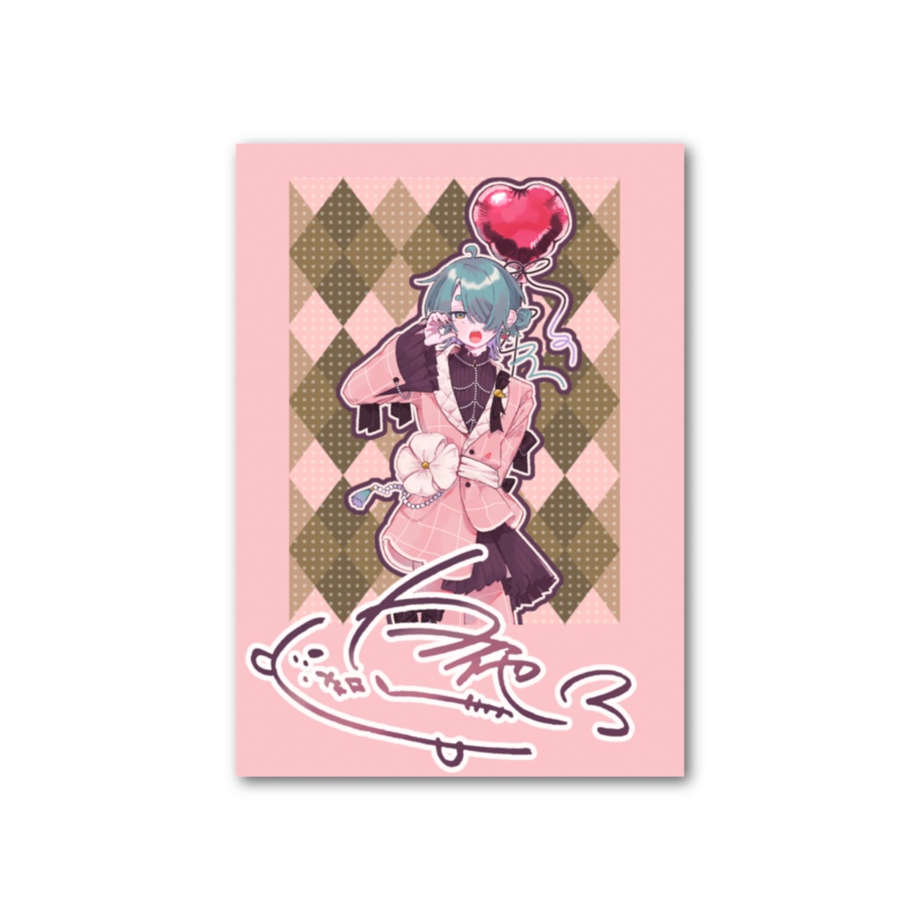 白夜Valentine2026　チェキ風カード
