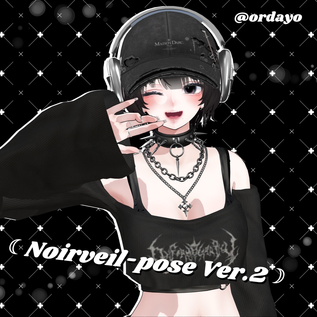 「sio想定」☾Noirveil-pose Ver.2☽