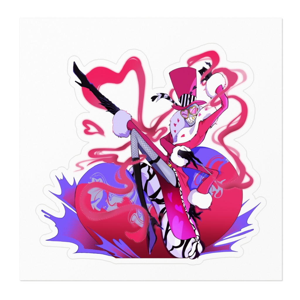 【HazbinHotel】 ステッカー Valentino