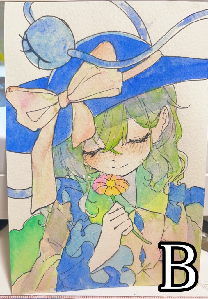 古明地こいし 水彩ポストカード