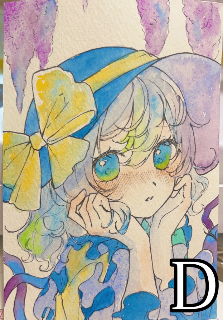 古明地こいし 水彩ポストカード