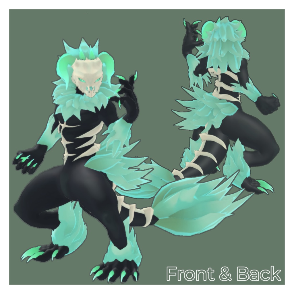 VRChat想定3Dモデル "ヴェイグ(Veigue)"