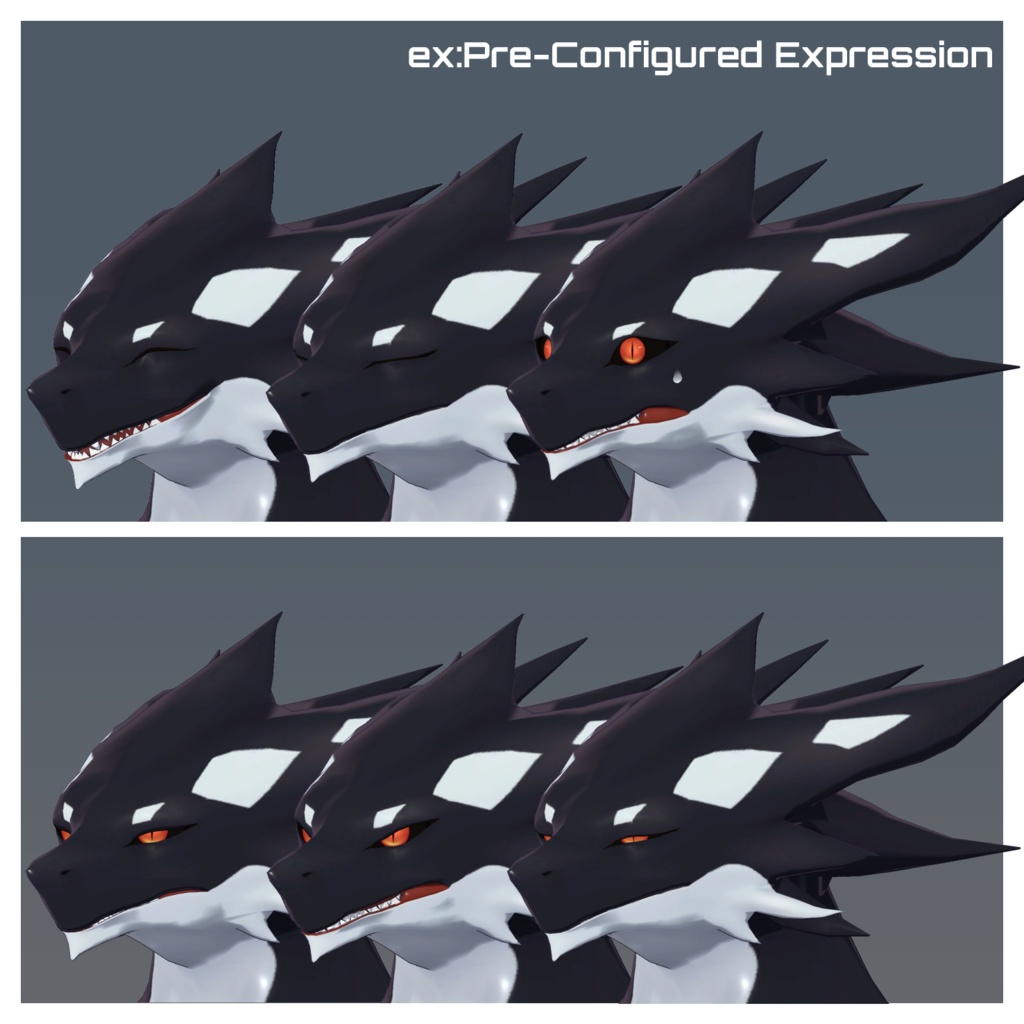 VRChat想定3Dモデル "ヴェール/スー"