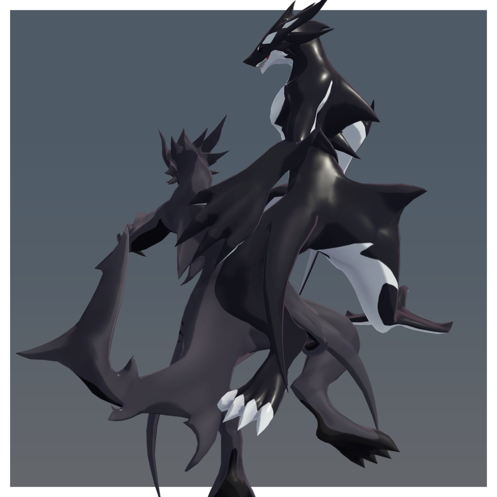 VRChat想定3Dモデル "ヴェール/スー"