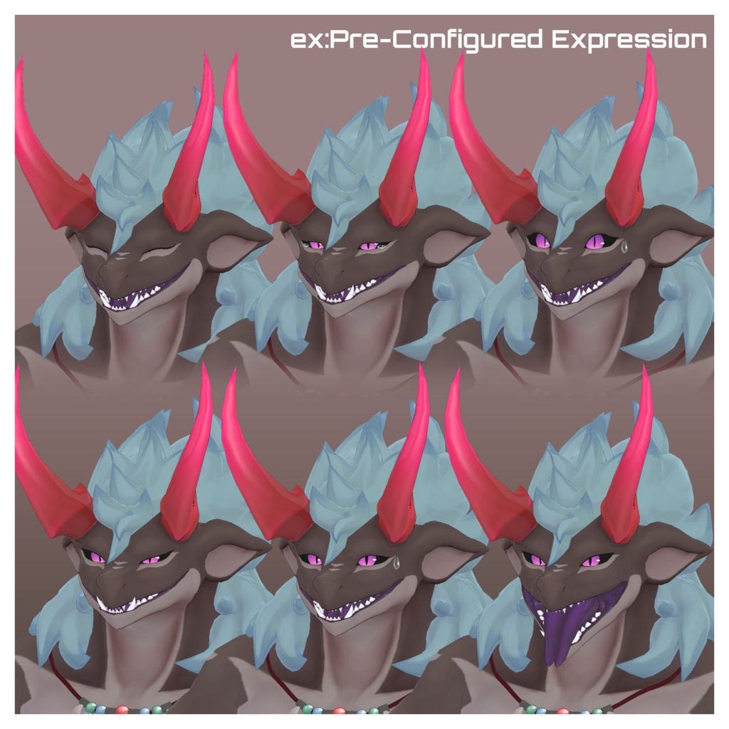 VRChat想定3Dモデル "ザザ"