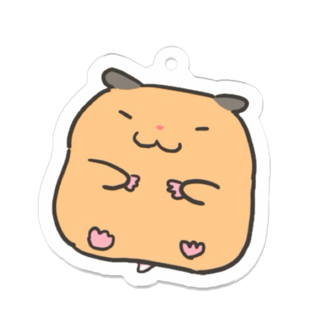 ぽぽちゃんアクキー(ねむねむ)