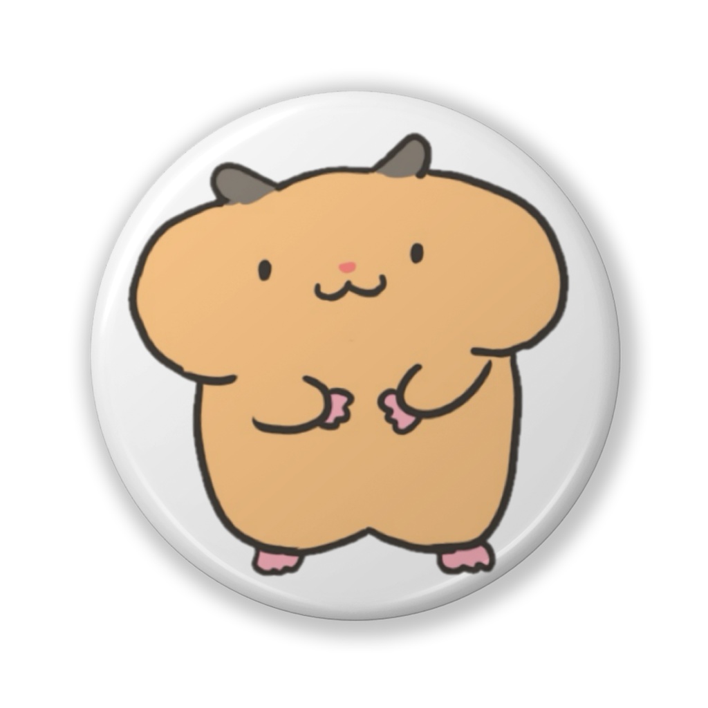 ぽぽちゃん缶バッジ(ぷくぷく)