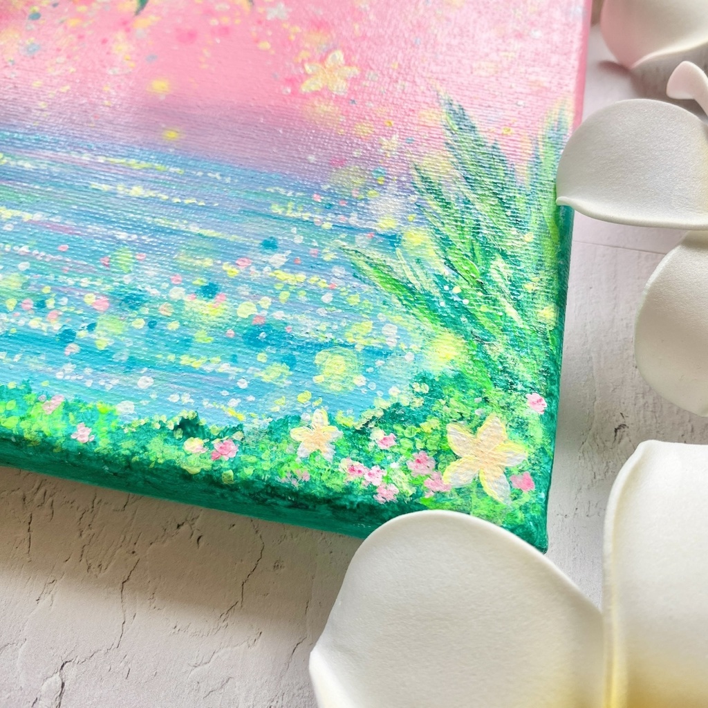 “Summer Breeze” (15×15cm)(5.9×5.9inch)