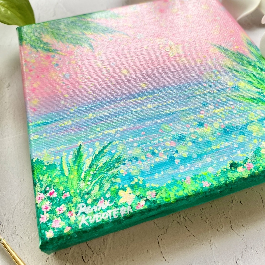 “Summer Breeze” (15×15cm)(5.9×5.9inch)