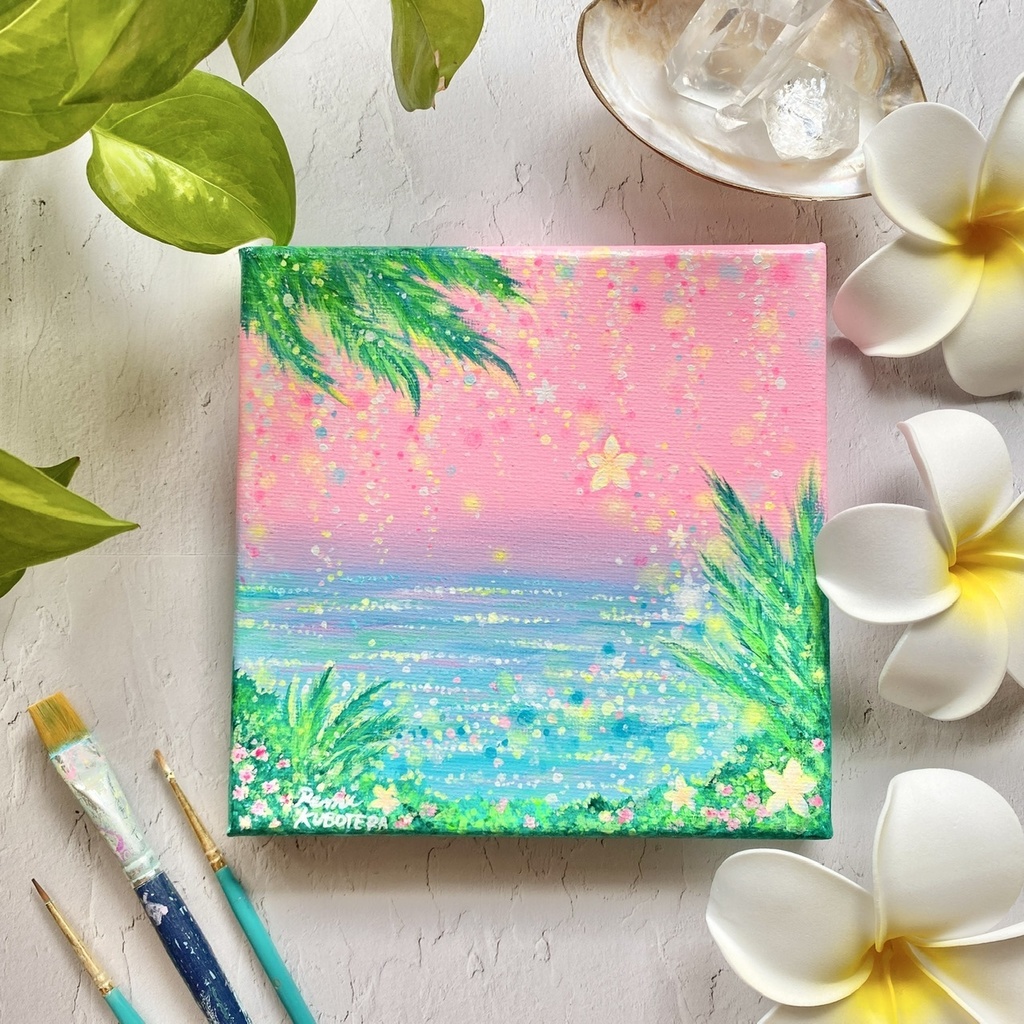 “Summer Breeze” (15×15cm)(5.9×5.9inch)