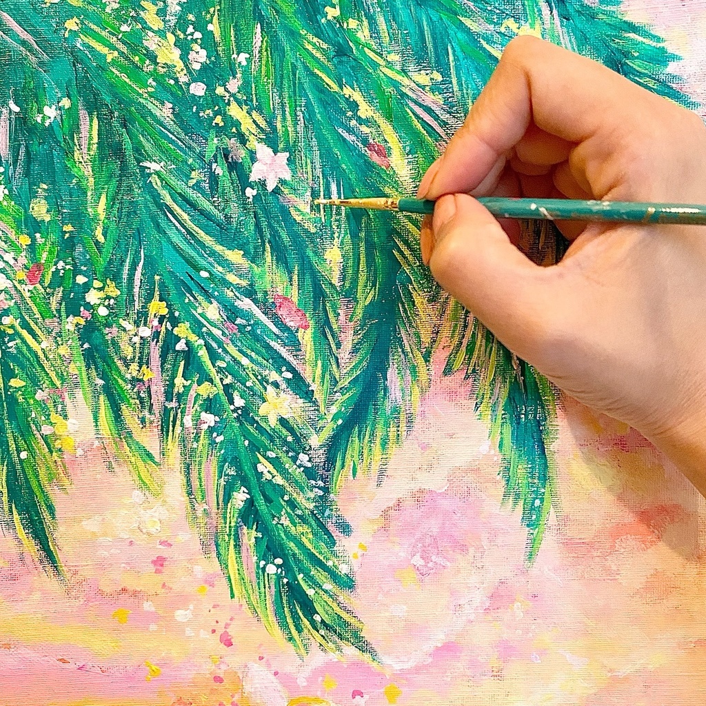 “光へ(To the Light)” F20 (60.6×72.7cm)(23.8×28.6in)