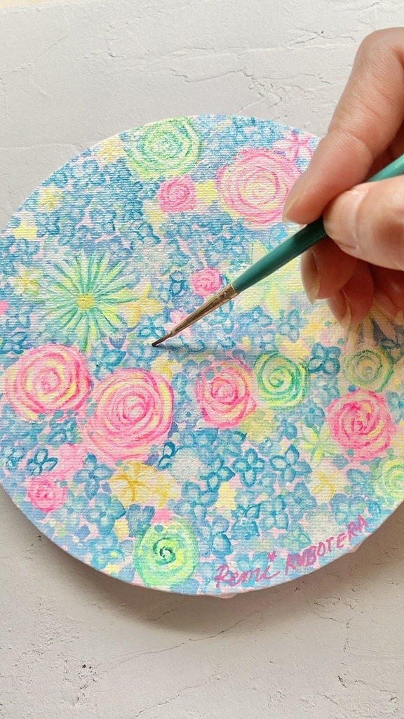 “花手水(Hanatemizu)No.2” (15cm)(5.9inch)