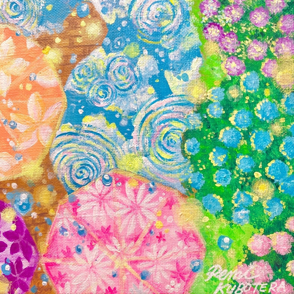 “雨の日の昼下がり(Afternoon on a rainy day)” F6(32.8×41cm)(12.9×16.1inch)