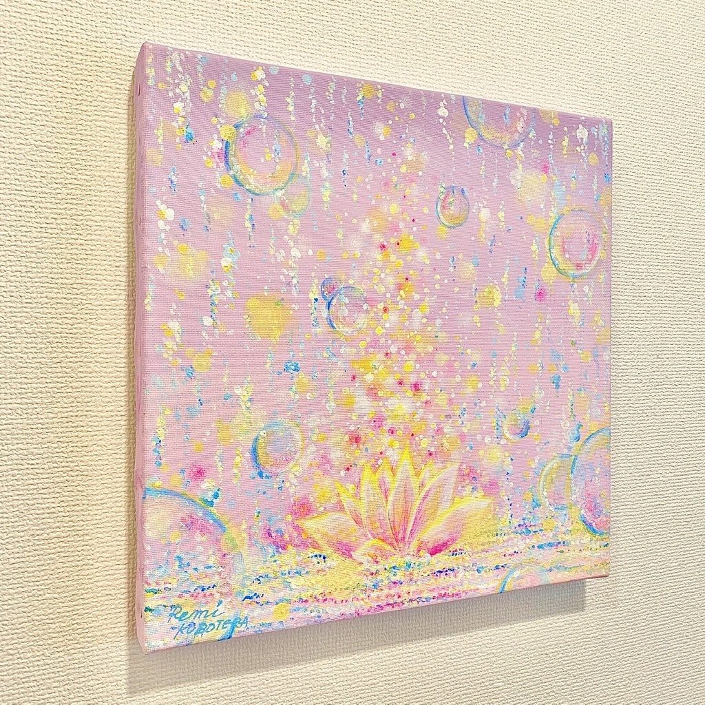 “優しさの雫 (Drops of devotion)” S3 (27.3×27.3cm)(10.7×10.7inch)