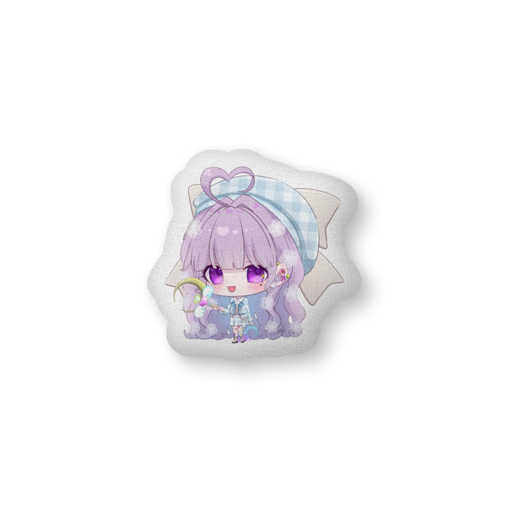 まめつぶめいめいとめるる表裏一体ふかふかクッション
