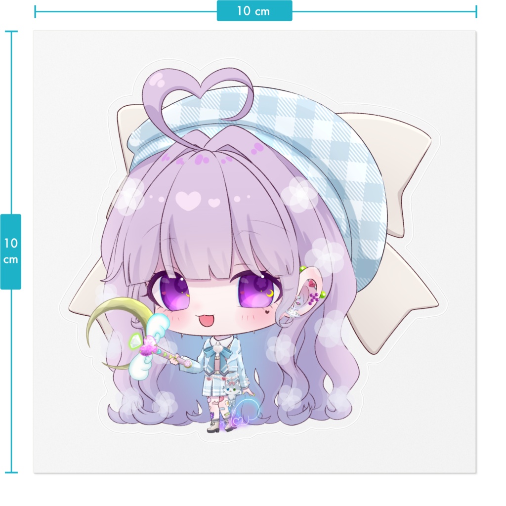 まめつぶめいめいステッカー