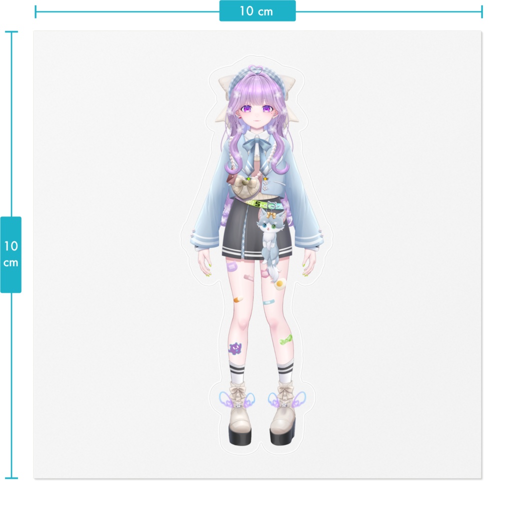 白瀬冥々 ステッカー