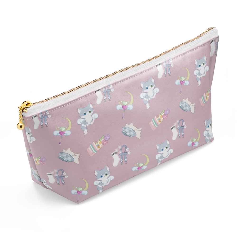 白瀬冥々モチーフ ポーチ(ペンケースにも◎) ピンク系