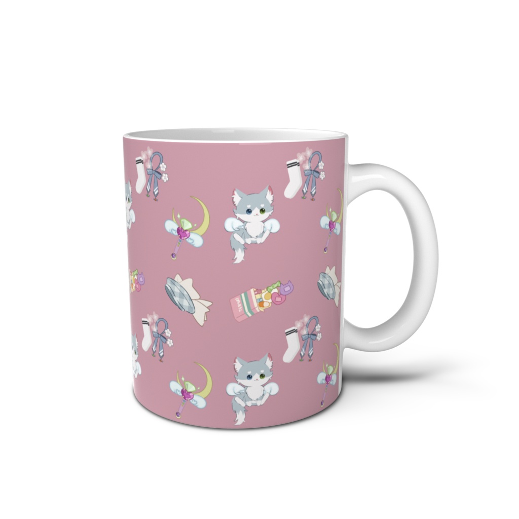白瀬冥々モチーフマグカップ ピンク