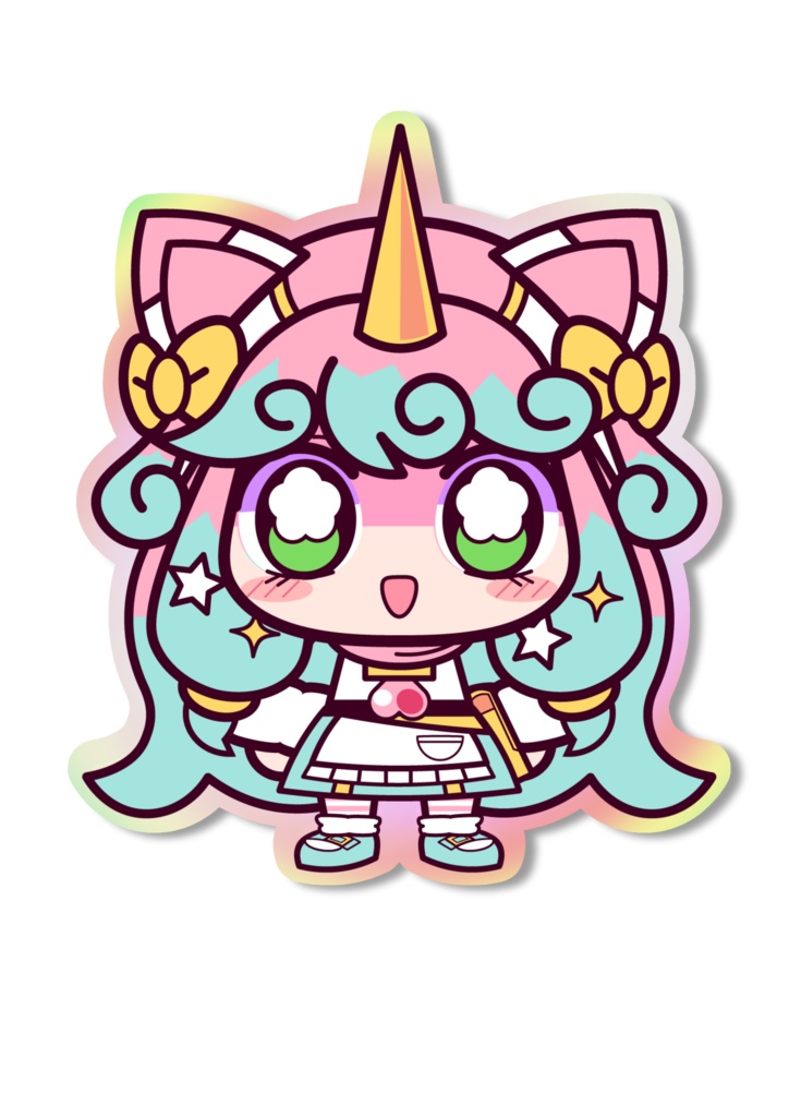 ゆめらステッカー(80×80mm)