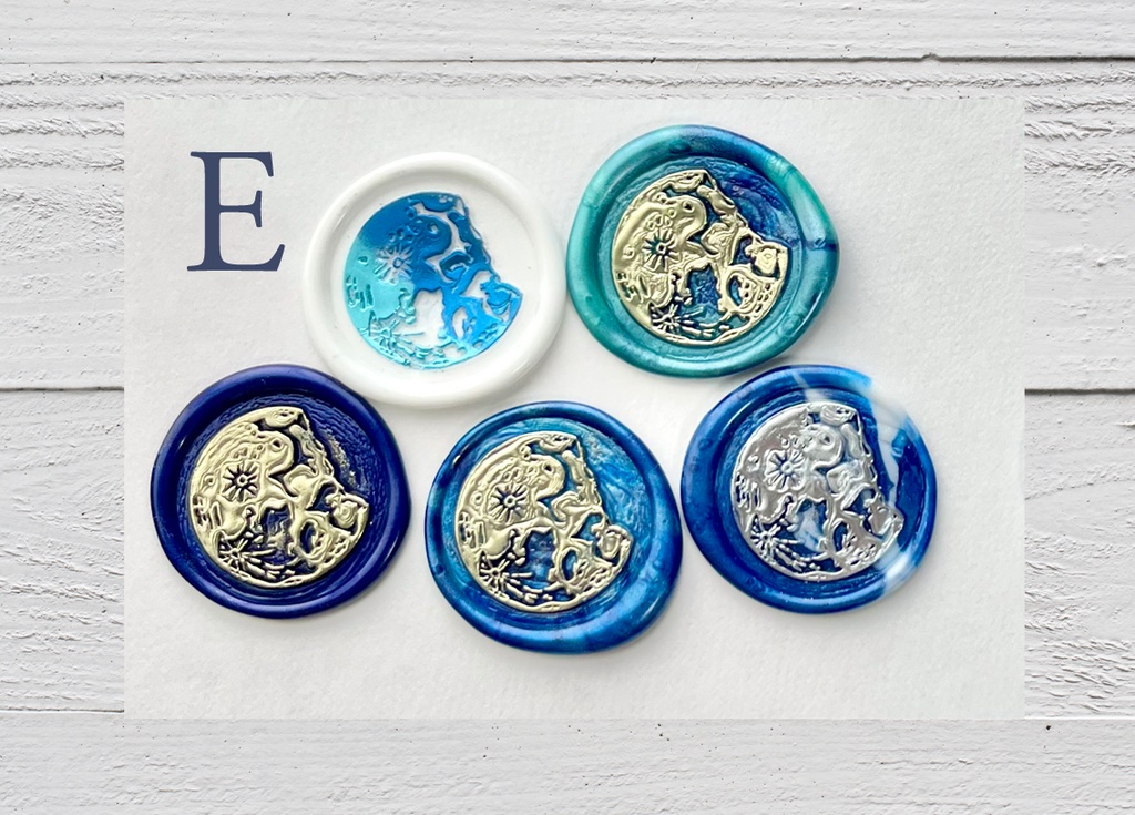 壊れた月 シーリングスタンプシール