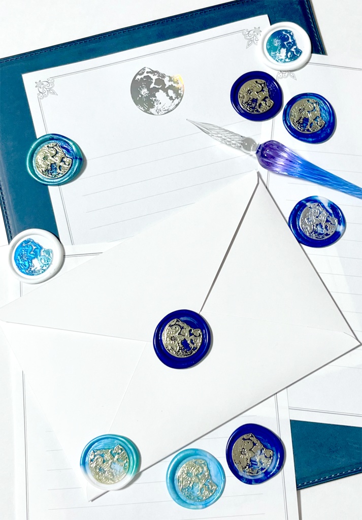 壊れた月 シーリングスタンプシール