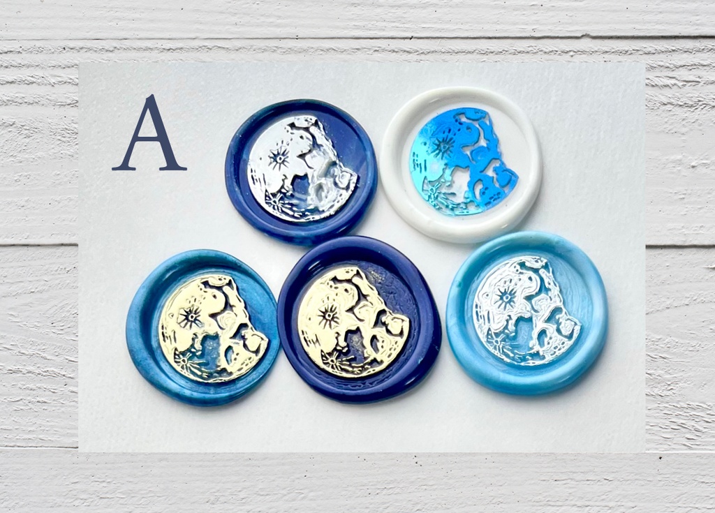 壊れた月 シーリングスタンプシール