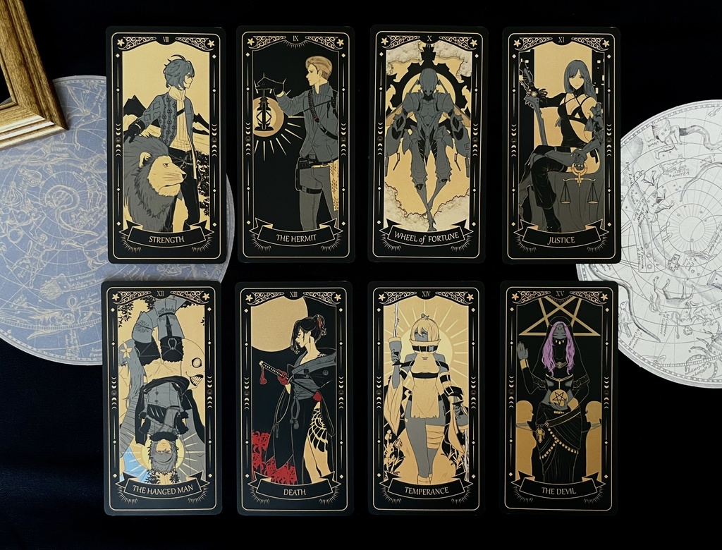NieRファンアート タロットカード(大アルカナ22枚)