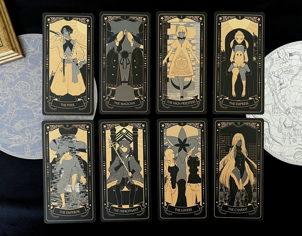 NieRファンアート タロットカード(大アルカナ22枚)