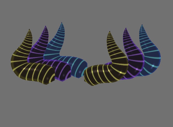 ラインの入った角