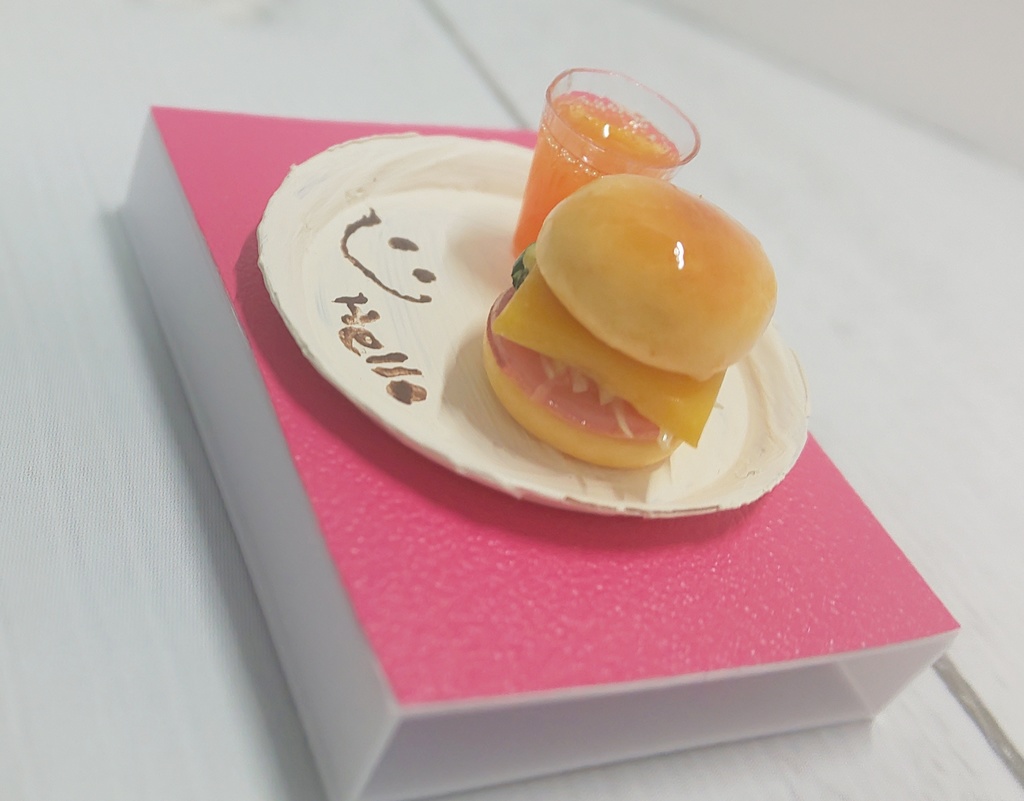 ハムチーズバーガーセット