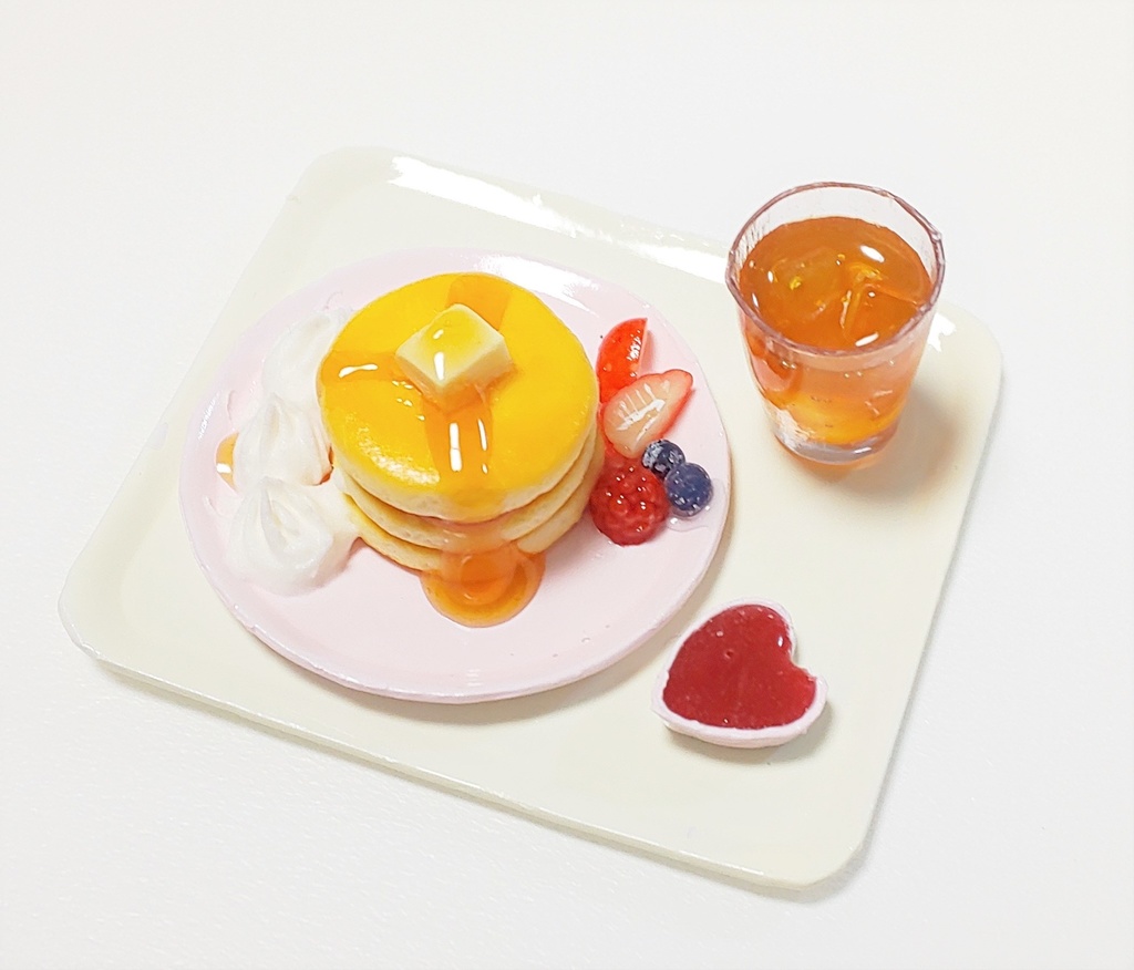 パンケーキセット(ベリーソース添え)
