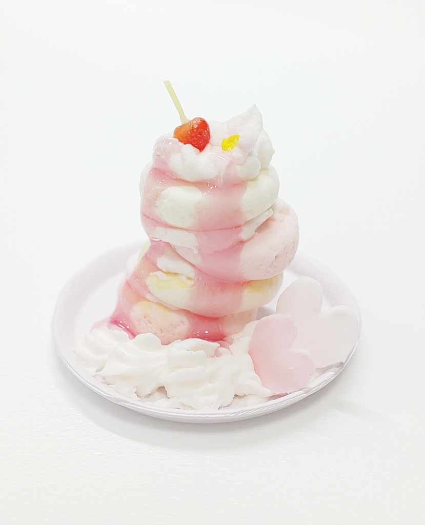 さくらんぼのももいろパンケーキ