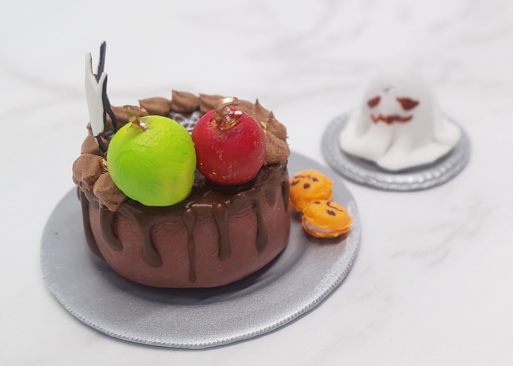 黒猫ハロウィンケーキセット