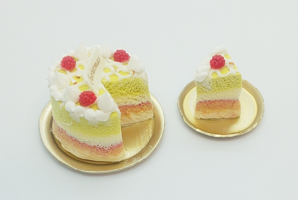 クリスマスケーキ(ピスタチオ)
