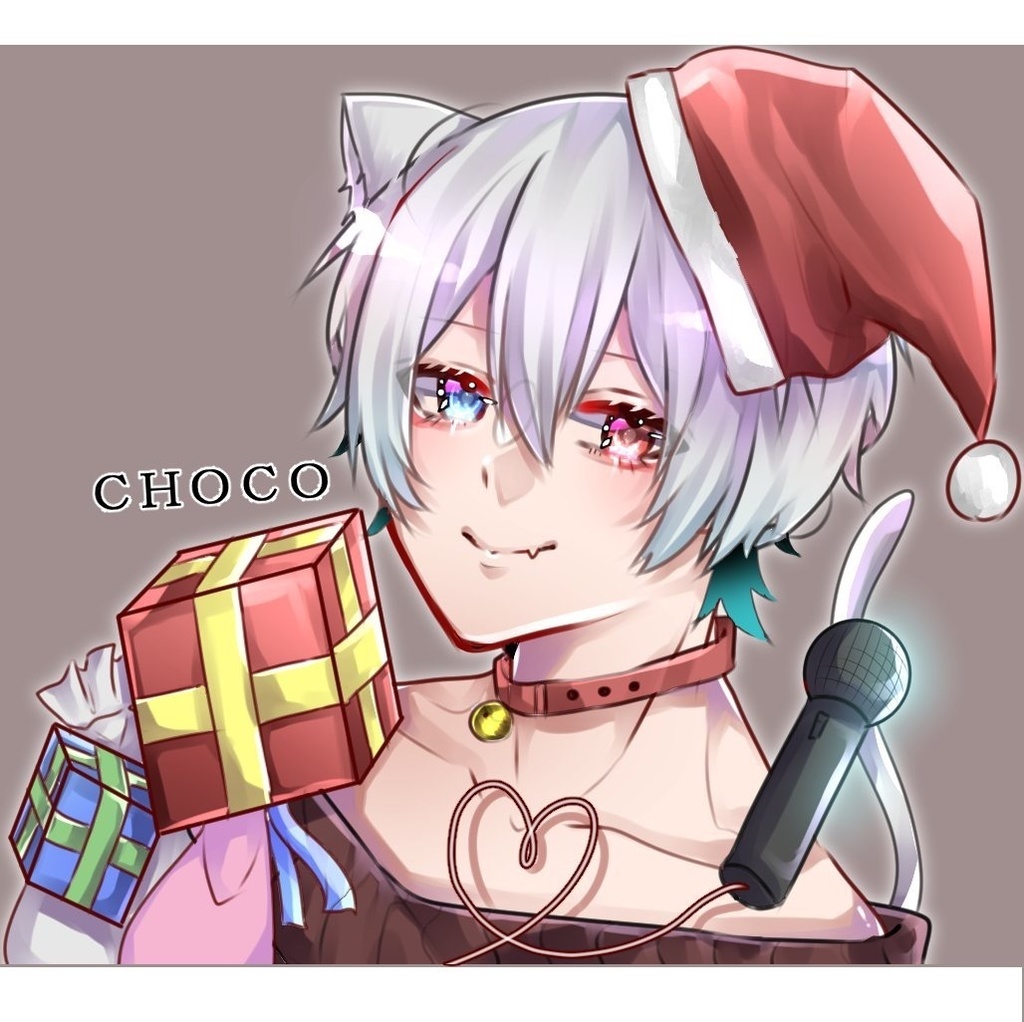 ちょこ🍫 クリスマス缶バッチ