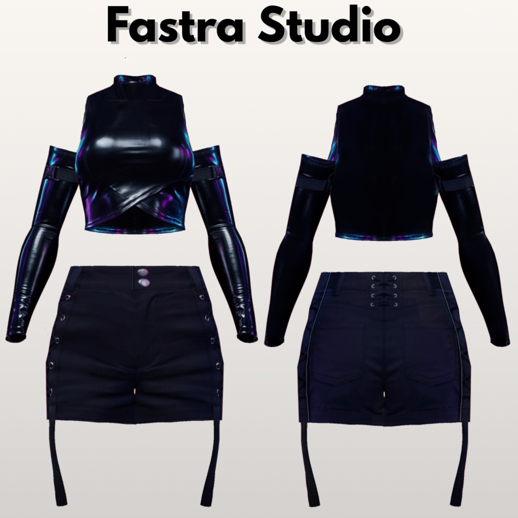 VRoid Clothes Cyberpunk VRoid Studio VRoid Texture Customitem VRoid Cosplay