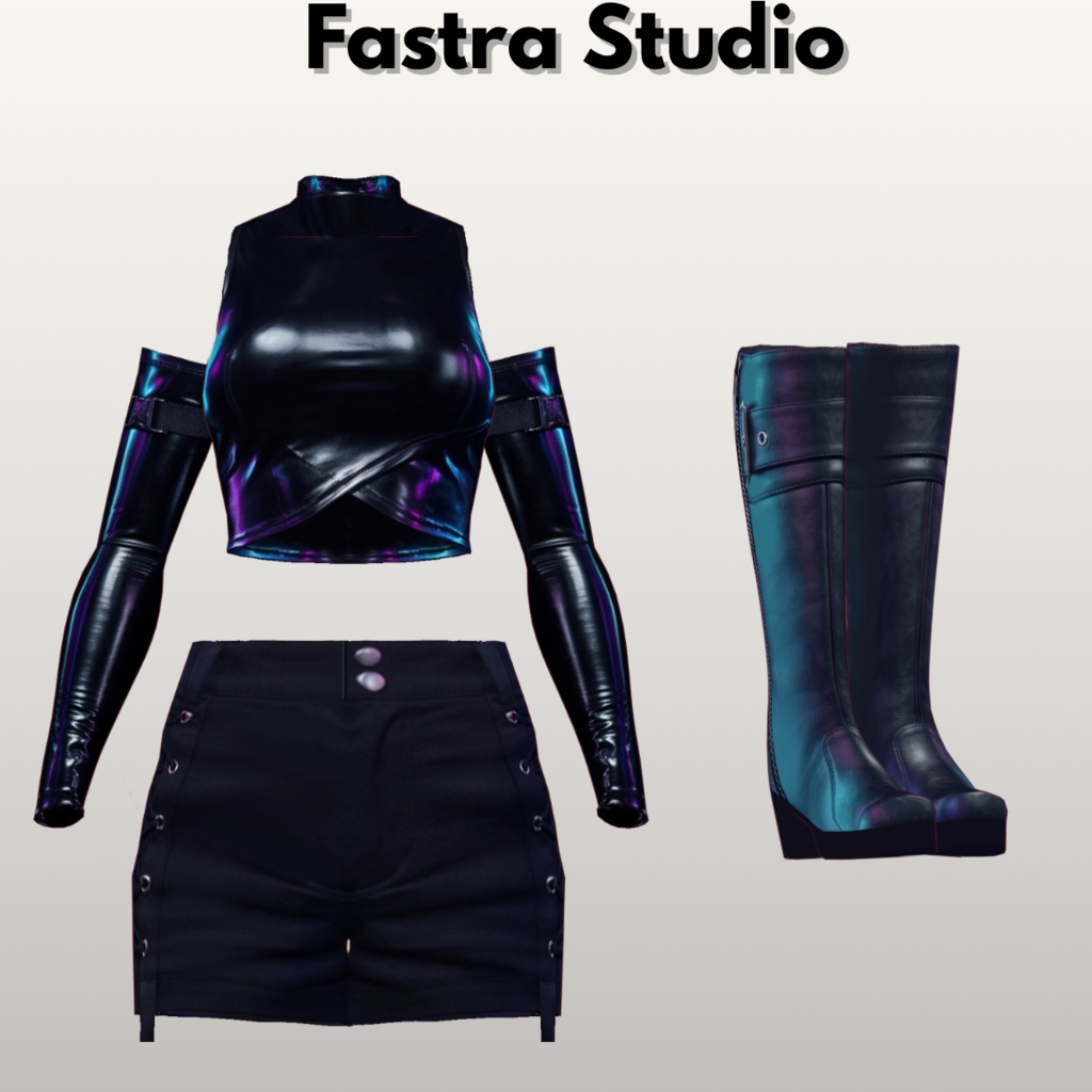 VRoid Clothes Cyberpunk VRoid Studio VRoid Texture Customitem VRoid Cosplay