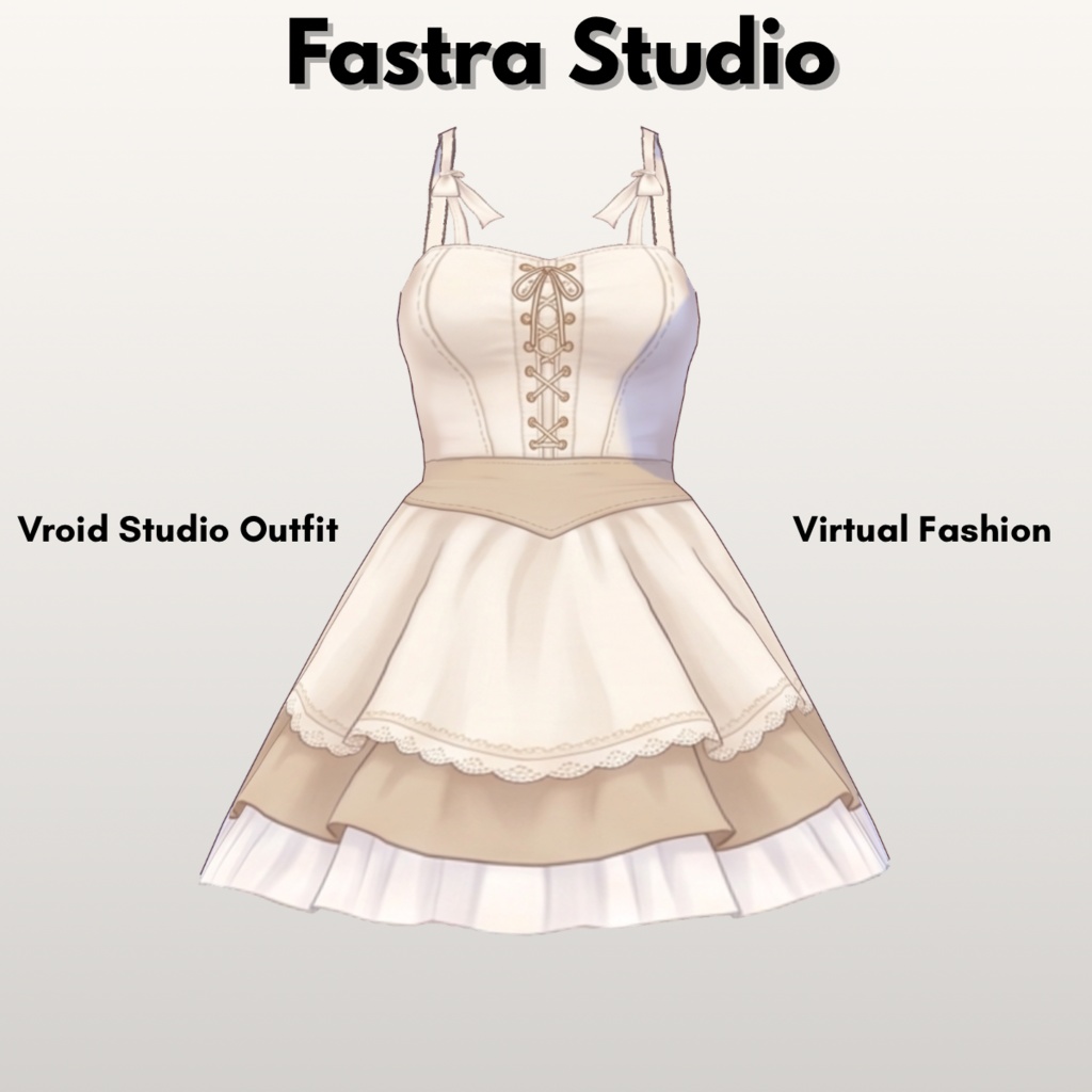 VRoid Studio Daily Outfit Dress Vroid Clothes Customitems VRoid Dress VRoid Texture VTuber Asset Kawaii Outfit Cute Outfit Daily